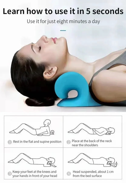 U-Shaped Cervical Massage Pad for Neck Support - Smarsty