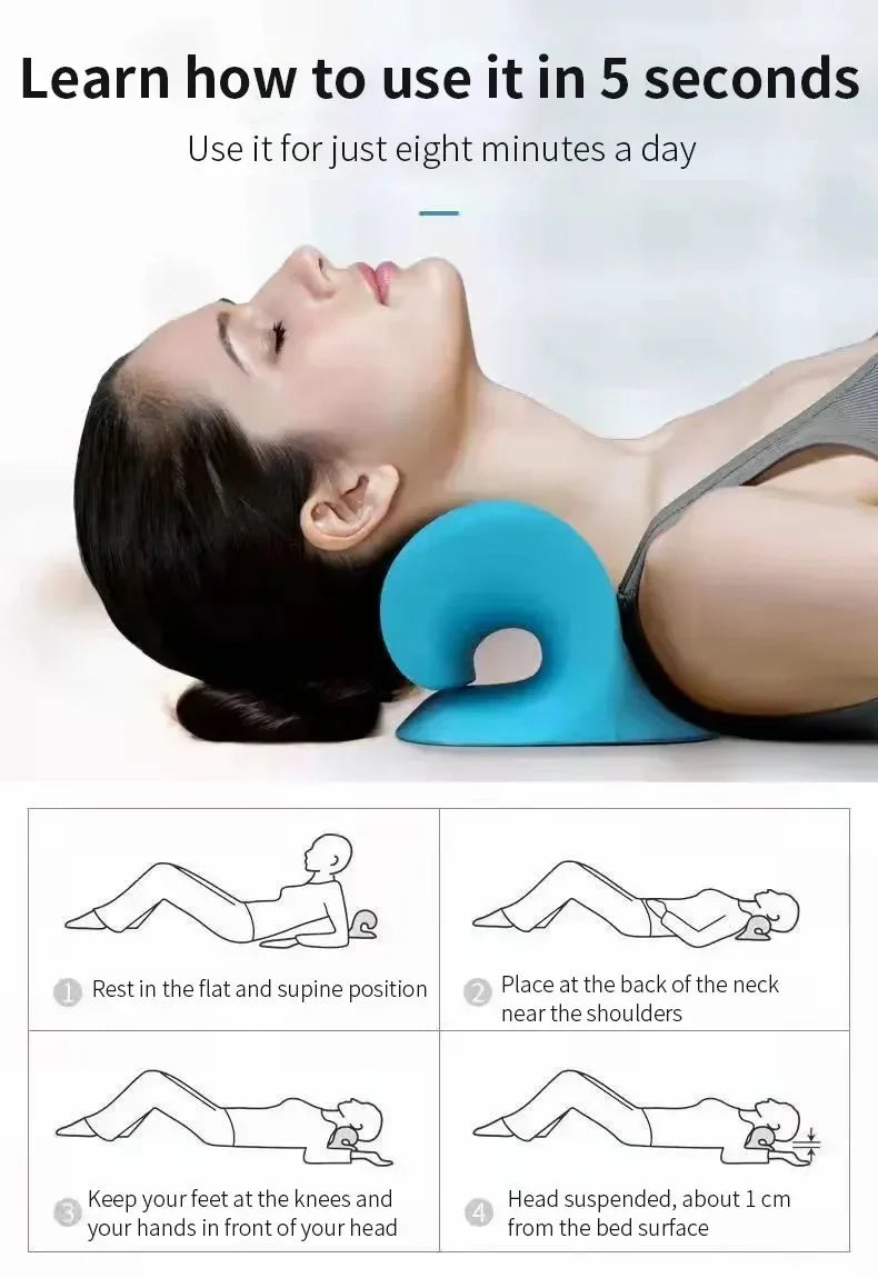 U-Shaped Cervical Massage Pad for Neck Support - Smarsty
