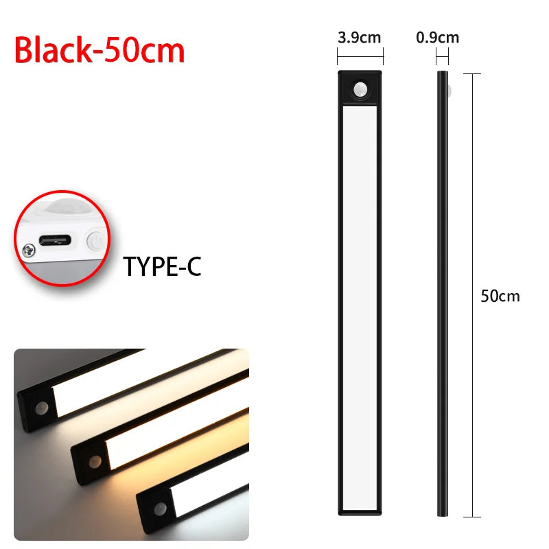 LED Motion Sensor Night Light for Cabinets and Wardrobes - Smarsty