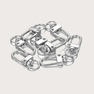 8pcs/lot Metal Universal Buckle Bag Buckle Multi Color Optional Key Buckle Alloy Buckle Lobster Buckle Bag Accessories - Smarsty