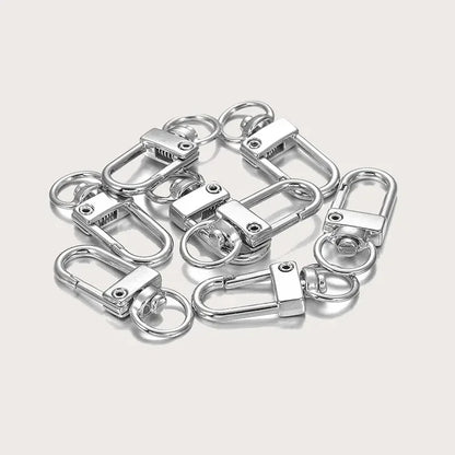 8pcs/lot Metal Universal Buckle Bag Buckle Multi Color Optional Key Buckle Alloy Buckle Lobster Buckle Bag Accessories