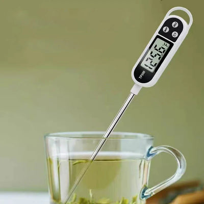 Probe Type Food Thermometer Kitchen Digital Thermometer For Meat Milk Cooking Food BBQ TP300 Electronic Temperature Gauge Tool by Smarsty