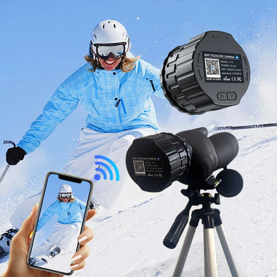 2K 4 Million High-Definition WiFi Electronic Eyepieces for 25mm-50mm Scopes WiFi Electronic Telescope Eyepiece for Bird Watching - Smarsty