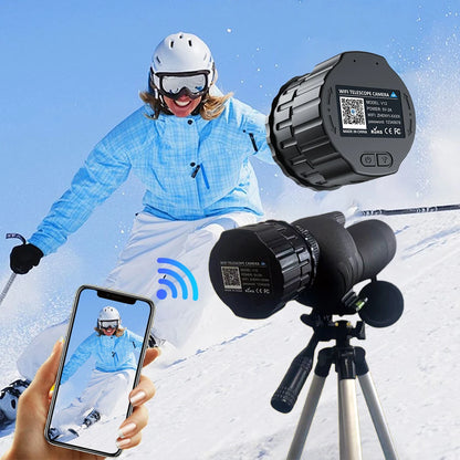 2K 4 Million High-Definition WiFi Electronic Eyepieces for 25mm-50mm Scopes WiFi Electronic Telescope Eyepiece for Bird Watching