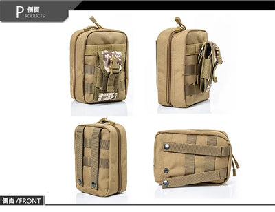 Survival Pouch Outdoor Medical Box Large Size SOS Bag/Package Tactical First Aid Bag Medical Kit Bag Molle EMT Emergency by Smarsty