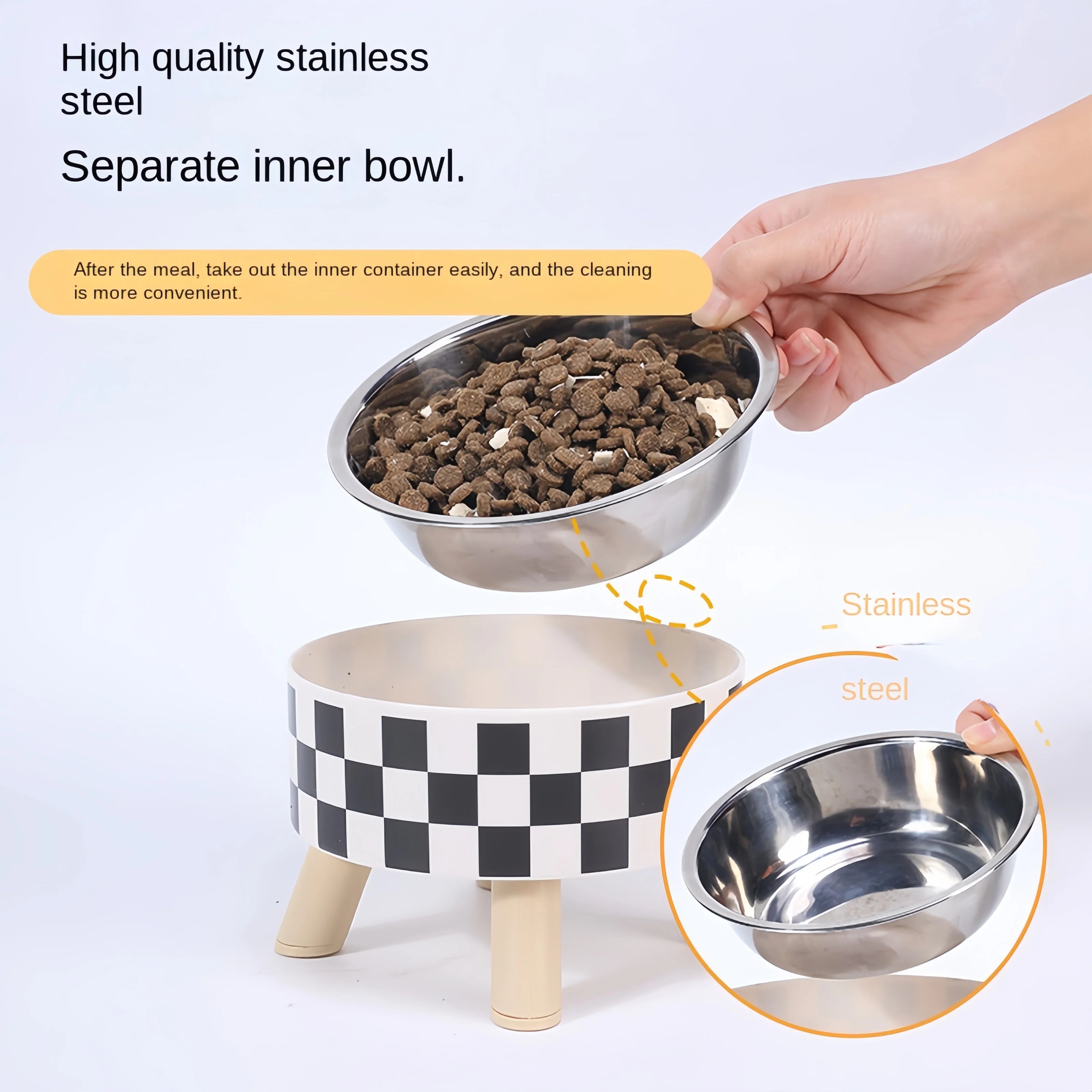 Elevated Cat Feeder Bowl for Comfortable Feeding - Smarsty