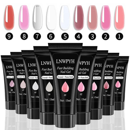 Professional Gel Nail Polish Kit with UV LED Dryer - Smarsty