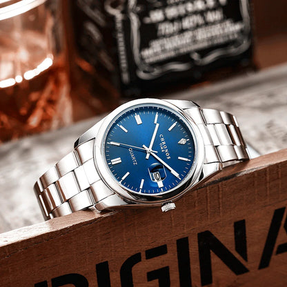 Chronos Luxury Waterproof Men's Wristwatch with Luminous Dial - Smarsty