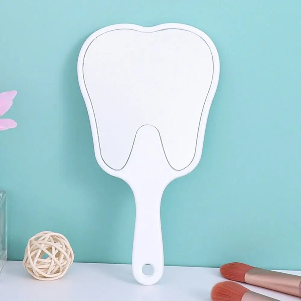 Tooth Shaped Handheld Mirror for Makeup and Dental Use - Smarsty