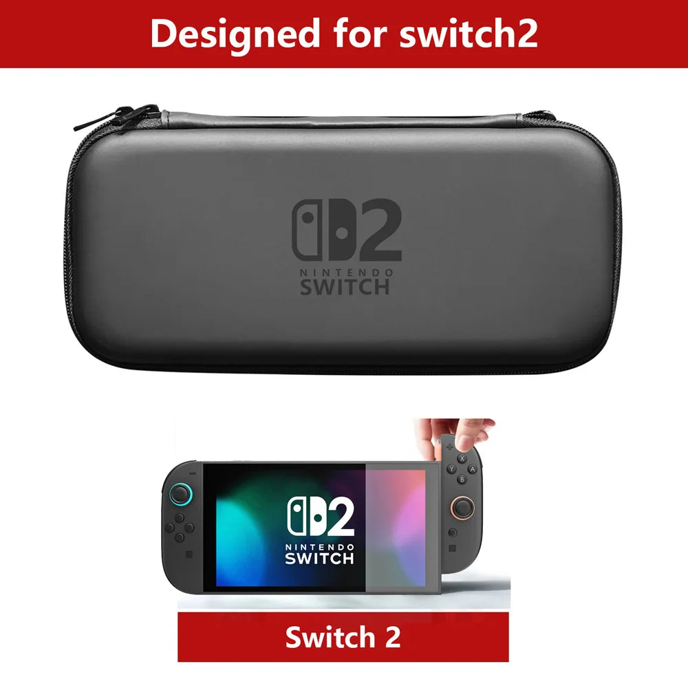 Slim Waterproof Carrying Case for Nintendo Switch 2 - Smarsty