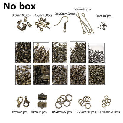 Alloy Jewelry Findings Set with Clasps and Hooks - Smarsty