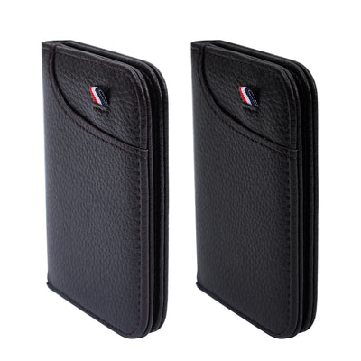Portable Super Slim Soft Wallet PU Leather Mini Credit Card Wallet Purse Card Holders Men Wallet Thin Small Short Wallets - Smarsty