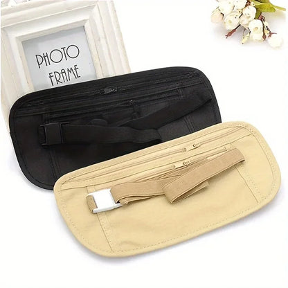 1pcWaterproof Anti-theft Invisible Running Waist Bag Multi-functional Ultra-thin Travel Cell Phone Bag For Men Women Cycling Bag - Smarsty