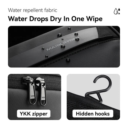 Mens Travel Toiletry Bag Waterproof With Dry Wet Separation - Smarsty