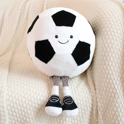 cm football doll, basketball plush toy, creative football doll, pillow, pet ball, dog and cat interactive toy - Smarsty