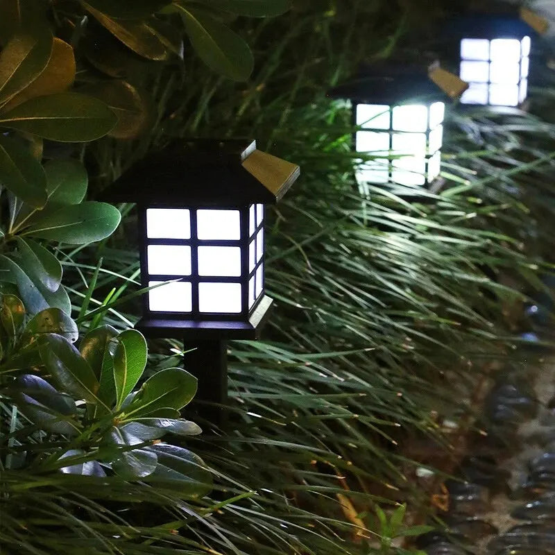 Solar Pathway Lights 2 Pack Waterproof Outdoor Garden Decor - Smarsty