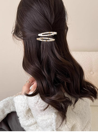 Colorful Acetate Hair Clips Set for Stylish Women - Smarsty