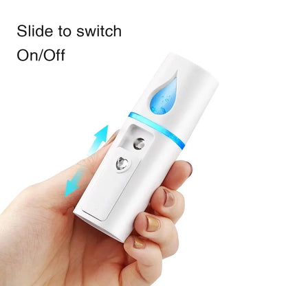 Mini Nano Mist Sprayer USB Rechargeable Facial Humidifier - Smarsty