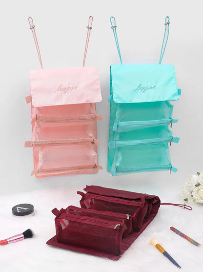 Transparent Cosmetic Bag Travel Organizer For On The Go - Smarsty