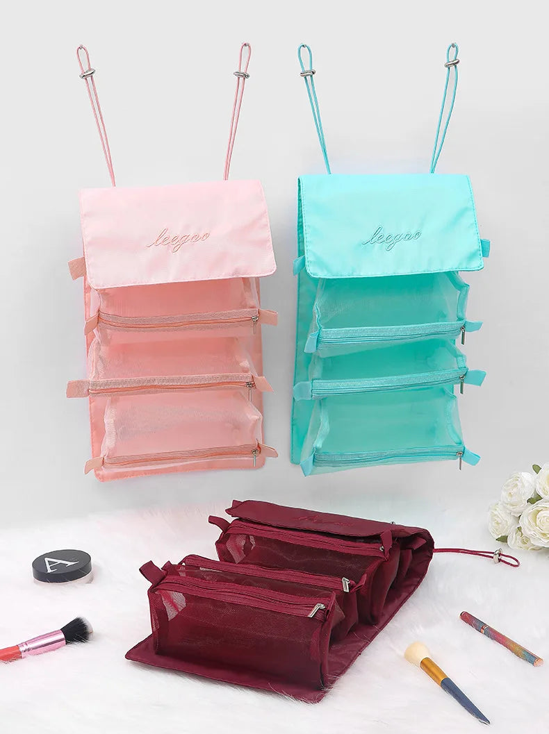 Transparent Cosmetic Bag Travel Organizer For On The Go - Smarsty