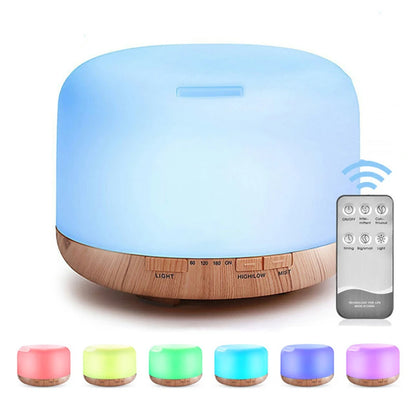 USB Aroma Diffuser with Remote Control and Colorful Lights - Smarsty