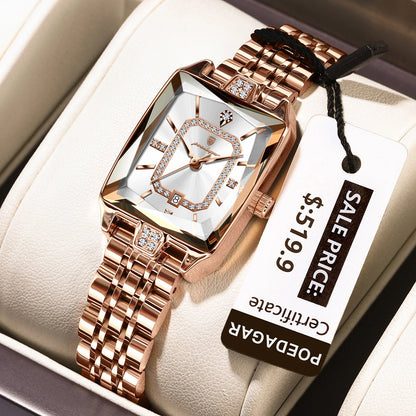 Elegant Waterproof Stainless Steel Women's Wristwatch - Smarsty