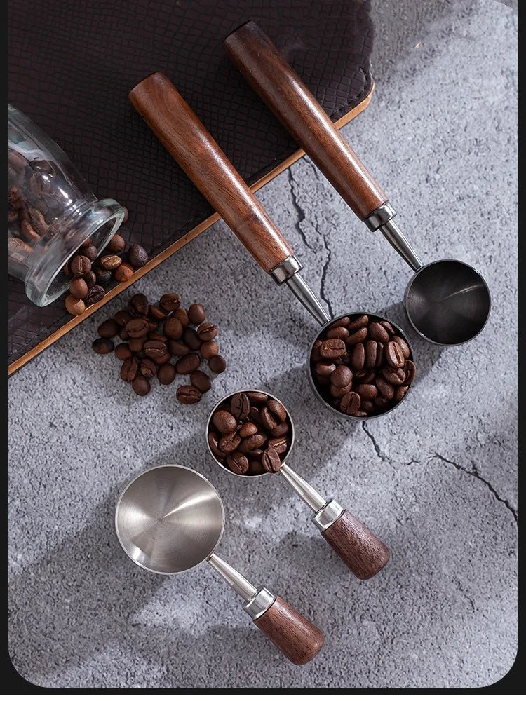 Walnut Wooden Measuring Spoon Set for Kitchen Use - Smarsty