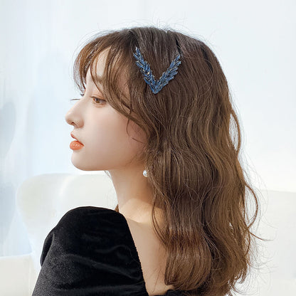 Luxury Crystal Hair Clip for Women with V Shape Design - Smarsty