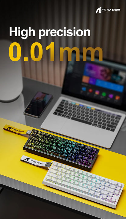 Wired Mechanical Gaming Keyboard With Rapid Trigger 8000Hz