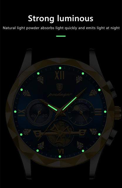 Luxury Waterproof Chronograph Watch for Men - Smarsty