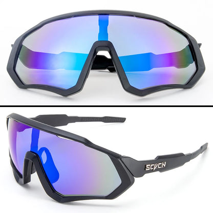 SCVCN  UV400 Sport Cycling Glasses Road Sunglasses Bicycle Eyewear Mountain Bike MTB Cycl Goggles running glasses