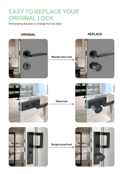 Smart Fingerprint Door Lock with Remote Control - Smarsty