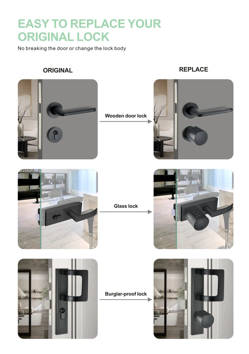 Smart Fingerprint Door Lock with Remote Control - Smarsty