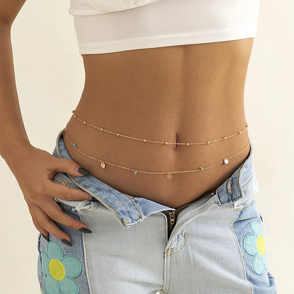 Charming Butterfly Stainless Steel Women's Belly Chain - Smarsty