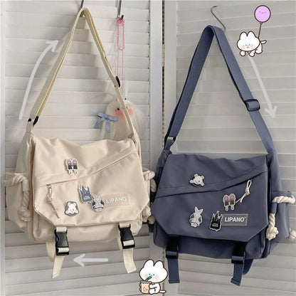 Nylon One Shoulder Crossbody Bag Large Capacity Travel - Smarsty