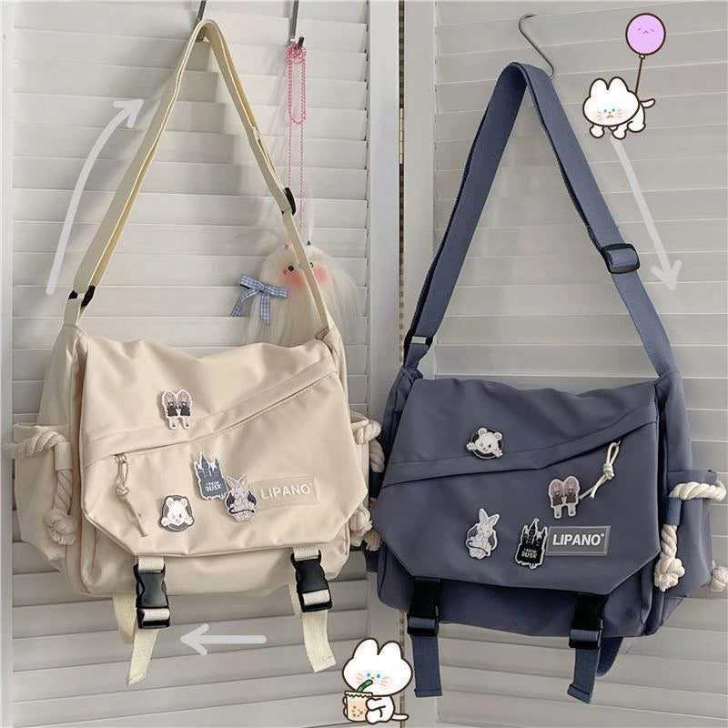 Nylon One Shoulder Crossbody Bag Large Capacity Travel - Smarsty