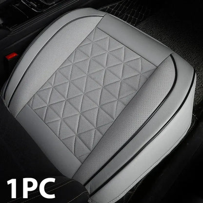 PU Leather Front Car Seat Cover Memory Foam Cushion - Smarsty