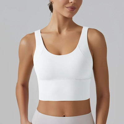 Yoga Bra Underwear Women Summer Shockproof Bra Beautiful Back Sports Running External Wear Training Fitness Yoga Tank Top Bra - Smarsty