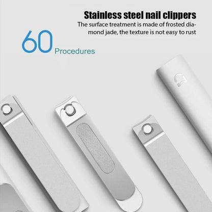 Xiaomi Mijia Stainless Steel Nail Clippers with Anti-Splash Cover - Smarsty