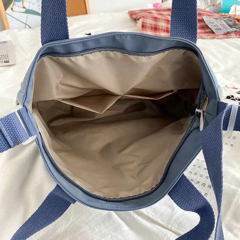 Waterproof Nylon Shoulder Bag For Women Crossbody Tote - Smarsty