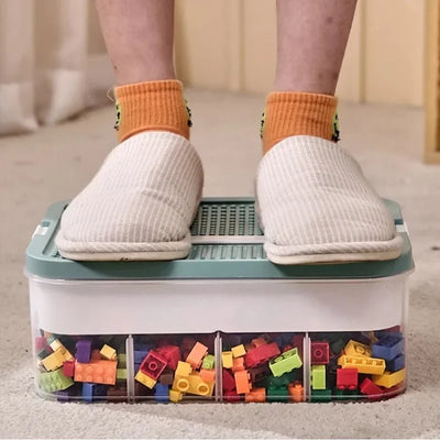 Plastic Lego Storage Box Children Jigsaw Puzzle Building Block Lego Container Classification Part Sort Box Kidroom Toy Organizer - Smarsty