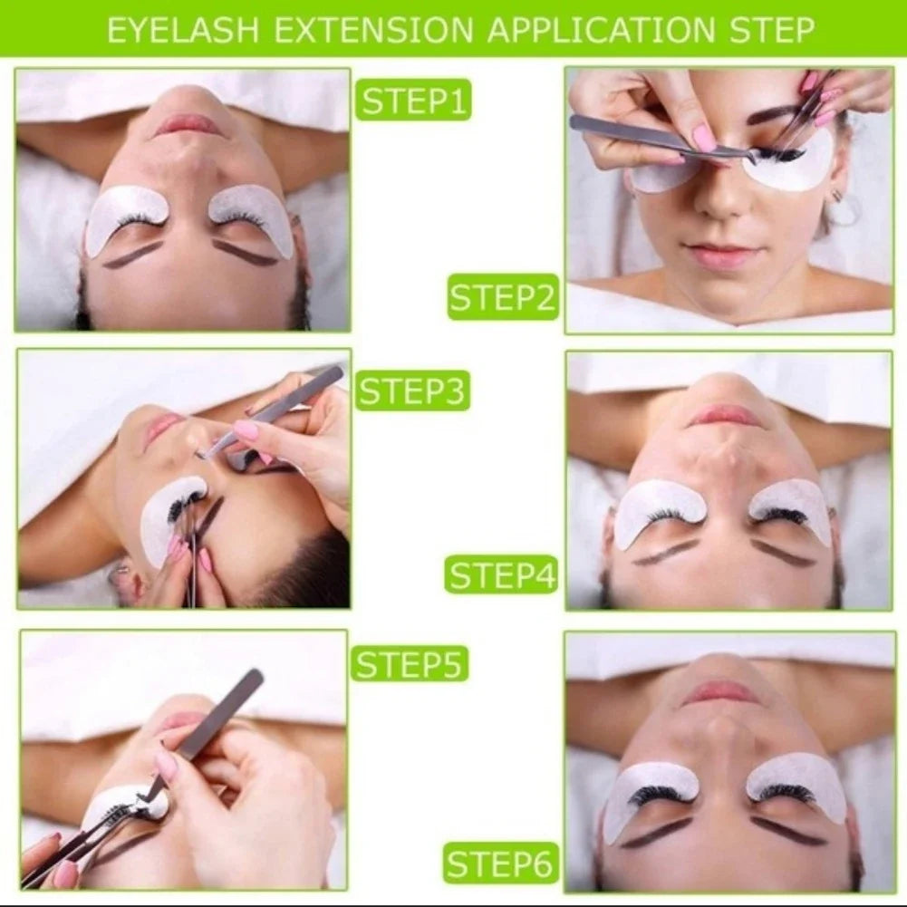 100 Pairs Eye Patches for Eyelash Extensions with Comfort Fit - Smarsty