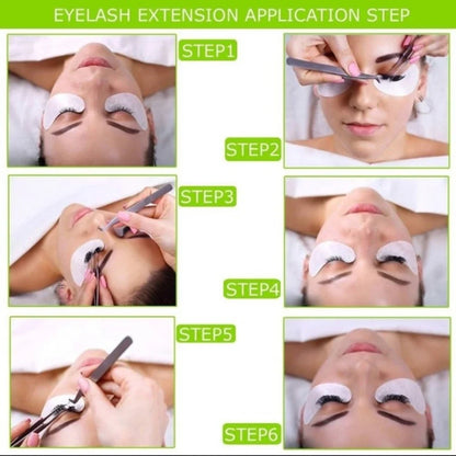 100 Pairs Eye Patches for Eyelash Extensions with Comfort Fit - Smarsty