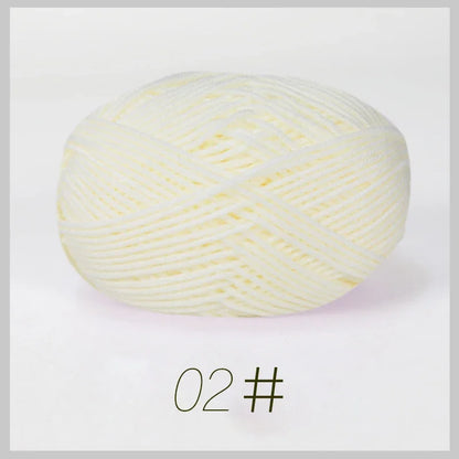 Soft Milk Cotton Yarn for Hand Knitting Projects - Smarsty
