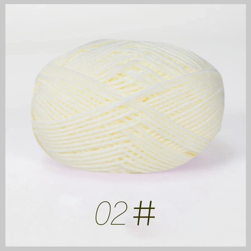 Soft Milk Cotton Yarn for Hand Knitting Projects - Smarsty