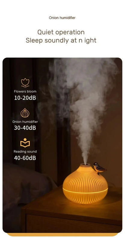 Onion Shape Humidifier with Night Light for Quiet Sleep - Smarsty