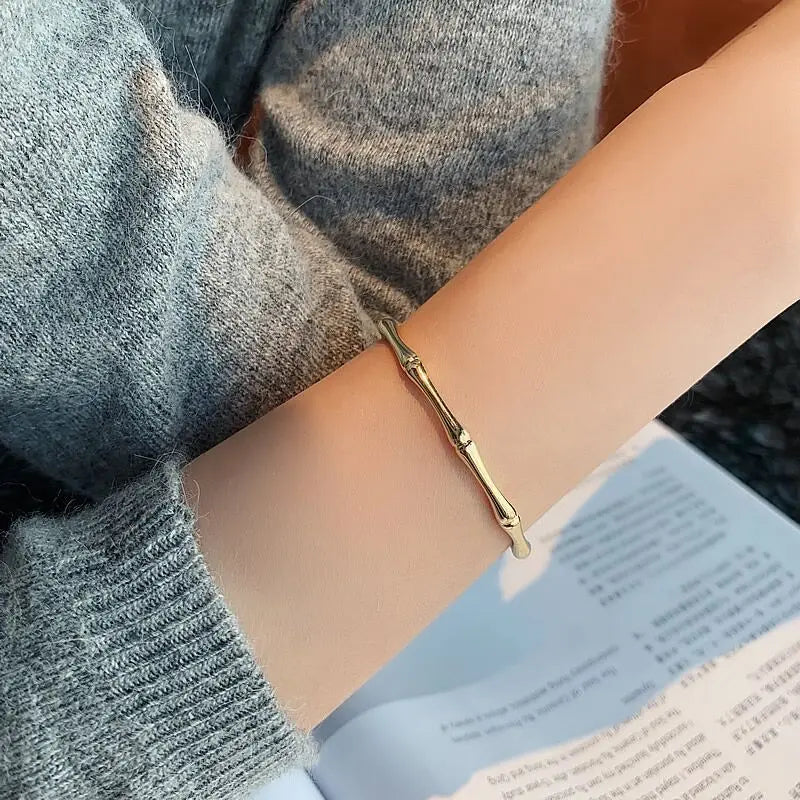 Creative Gold Cuff Bracelet for Women’s Fashion - Smarsty