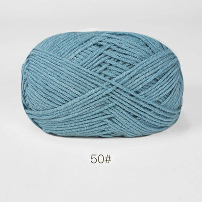 Soft Milk Cotton Yarn for Hand Knitting Projects - Smarsty