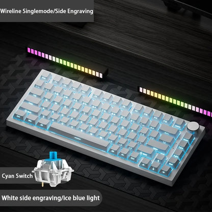 AK820 Mechanical Keyboard With Rotary Volume Control