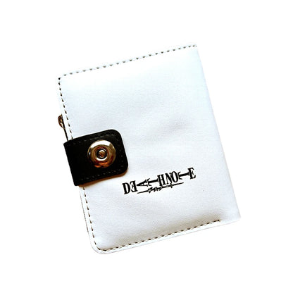 Death Note Anime Black PU Leather Short Wallet Card and Coin Purse for Boys Girls Gift - Smarsty